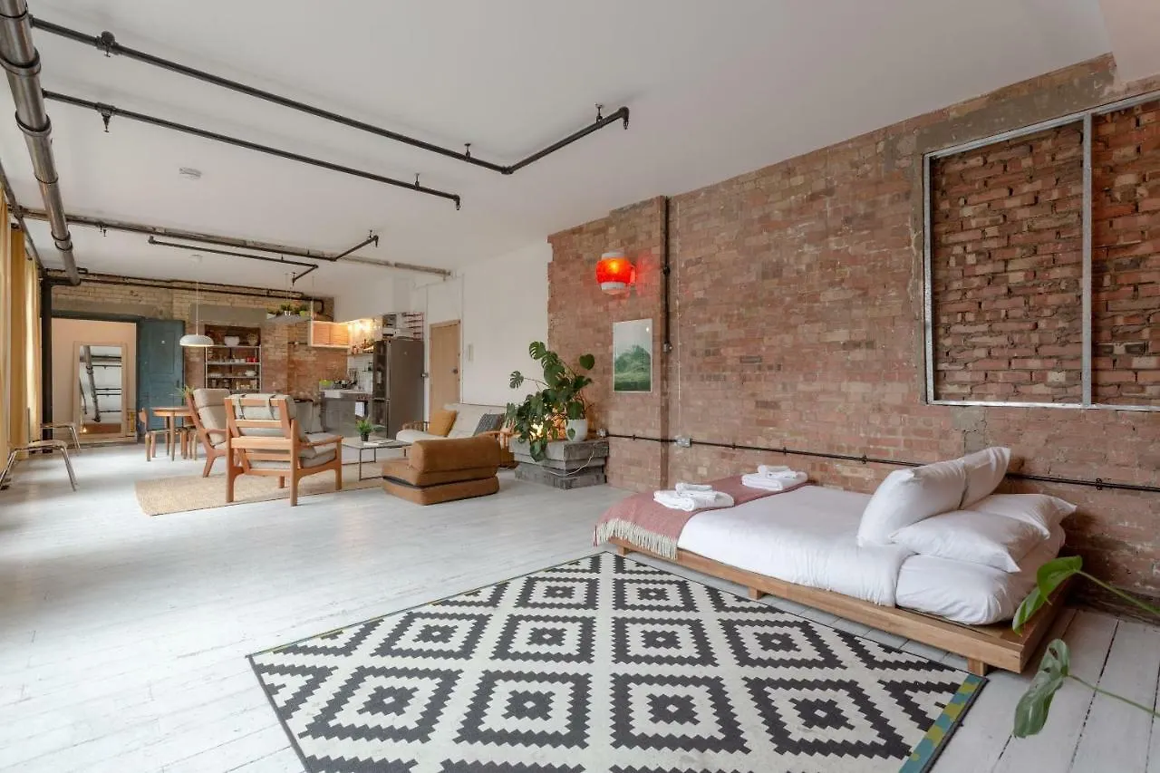 Апартаменты Industrial Open Plan Studio In Hackney Лондон Великобритания