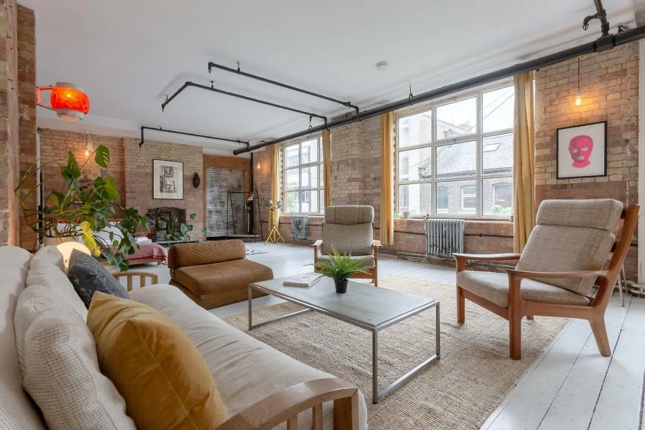 Апартаменты Industrial Open Plan Studio In Hackney Лондон Великобритания